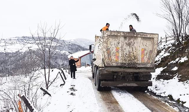 Yakakent kar altında!