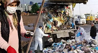 Yanlışlıkla çöpe atılan altınları kurtarmak için yardım istediler