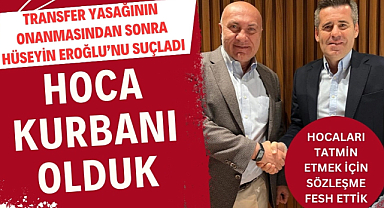 Yüksel Yıldırım: Transfer yasağına sebep fesihlerde hoca kurbanı olduk