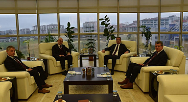 Amasya Orman Bölge Müdürü Özer’den, Rektör Yavuz Ünal’a Ziyaret 