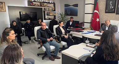 Artistik buz patencilerden Dereci’ye ziyaret