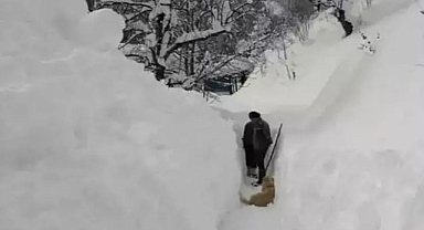 Artvin'de son 20 yılın 'kar' rekoru