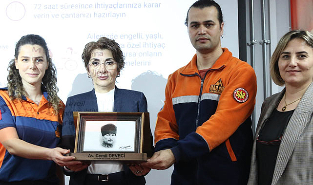 Atakum Belediyesi’nden afet farkındalık semineri 