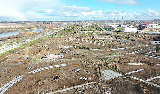 Bafra Millet Bahçesi'nde cami yapılacak