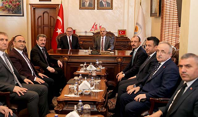 Bakan Uraloğlu, Başkan Demir’i ziyaret etti