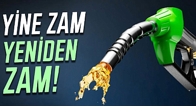 Benzine büyük zam geldi!