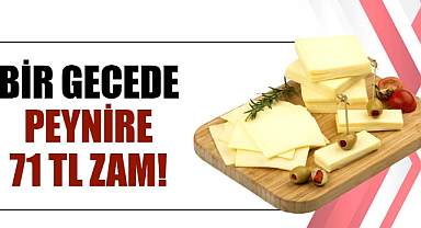 Bir gecede peynire 71 TL zam!