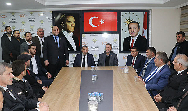 Burhan Mucur Havza'da ziyaretlerde bulundu