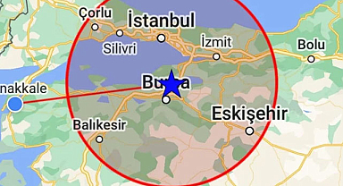 Bursa'da deprem