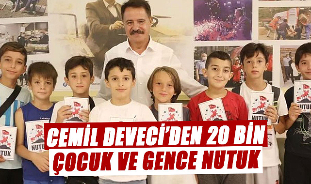 Cemil Deveci’den 20 bin çocuk ve gence Nutuk