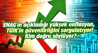 ENAG'ın açıkladığı yüksek enflasyon, TÜİK'in güvenilirliğini sorgulatıyor! Kim doğru söylüyor?