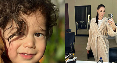 Fahriye Evcen oğlunu paylaştı