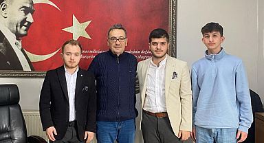 Halil İbrahim Akar'dan Hayati Kaynar'a teşekkür ziyareti