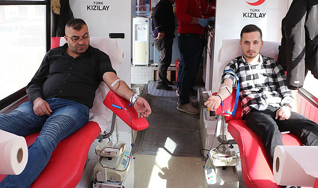 Havza'da 115 ünite kan bağışı topladı