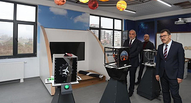 İbrahim Sandıkçı, Hasan Mandal’ı Keşif Kampüsü’nde ağırladı