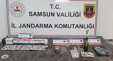 İlkadım ilçesinde jandarmadan uyuşturucu baskını