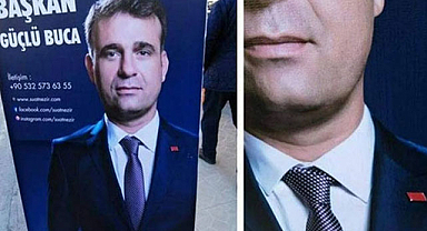 İYİ Partili adaya CHP rozetli afiş