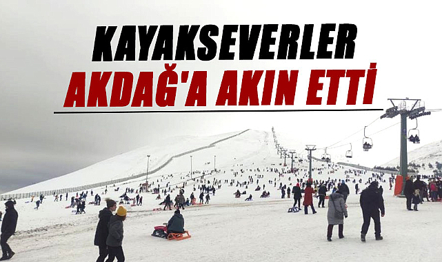 Kayakseverler Akdağ'a akın etti