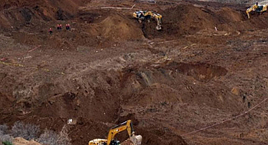 Maden sahasında arama kurtarma çalışmaları durduruldu!