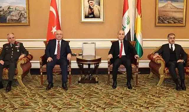Milli Savunma Bakanı Yaşar Güler Erbil'de