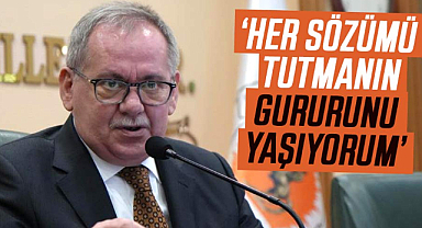 Mustafa Demir: Her sözümü tutmanın gururunu yaşıyorum