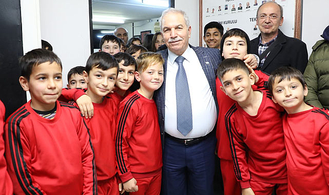 Necattin Demirtaş minik sporcularla bir araya geldi