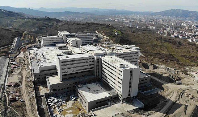 Ordu Şehir Hastanesi inşaatı yüzde 93'e ulaştı