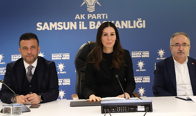 Samsun AK Parti'de Erdoğan mitingi için değerlendirme toplantısı