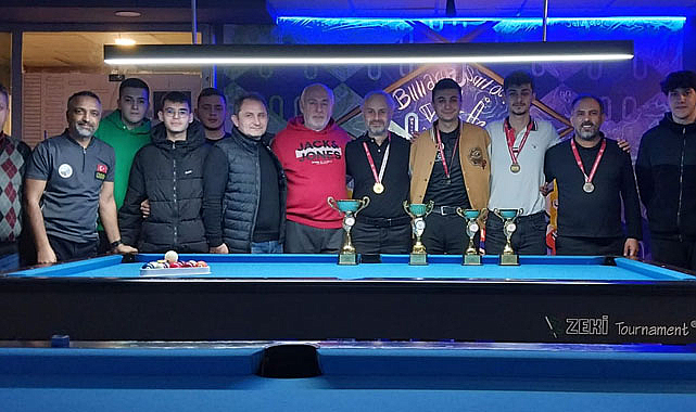 Samsun Amerikan Bilardo İl Birinciliği sona erdi