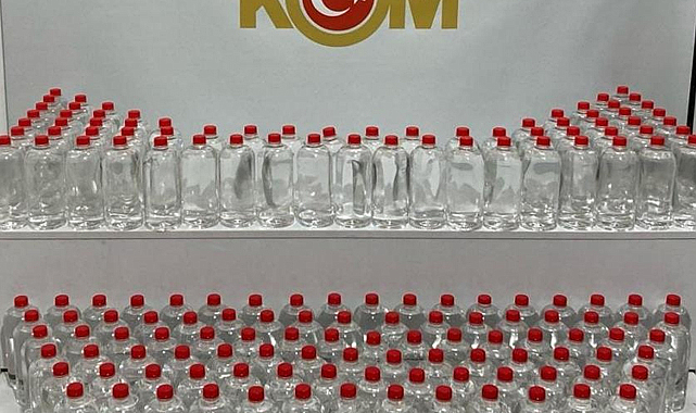 Samsun'da 160 litre etil alkol ele geçirildi