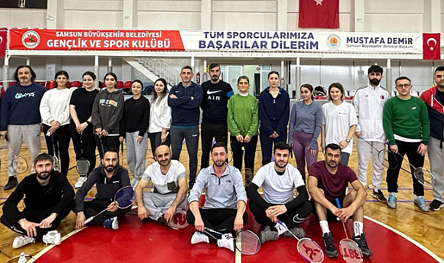 Samsun'da 2. Kademe Badminton  Antrenörlük kursu başladı