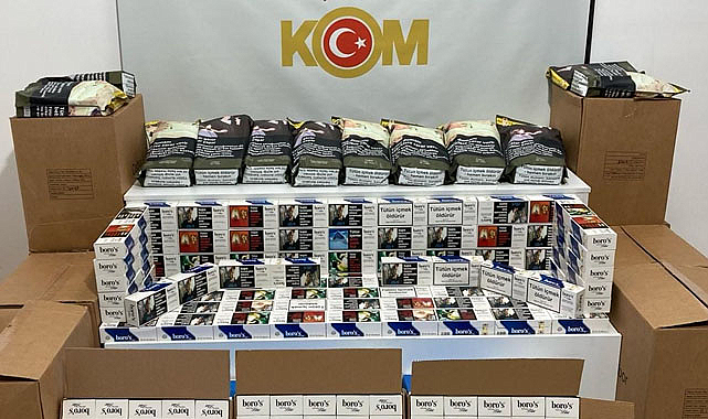 Samsun'da 50 bin makaron ele geçirildi