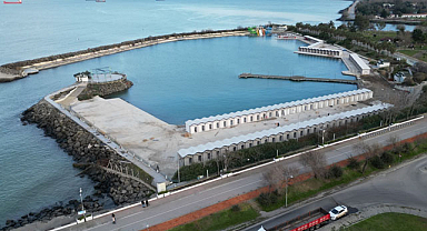 Samsun’da Balıkçı Barınağı Projesi’nin yüzde 80’i tamamlandı