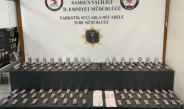 Samsun’da binlerce sentetik ecza ele geçirildi