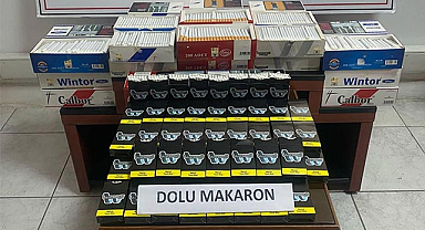 Samsun'da büfeye kaçak makaron baskını!