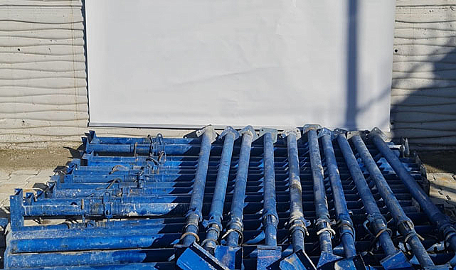 Samsun'da çalıntı teleskopik direk operasyonu!