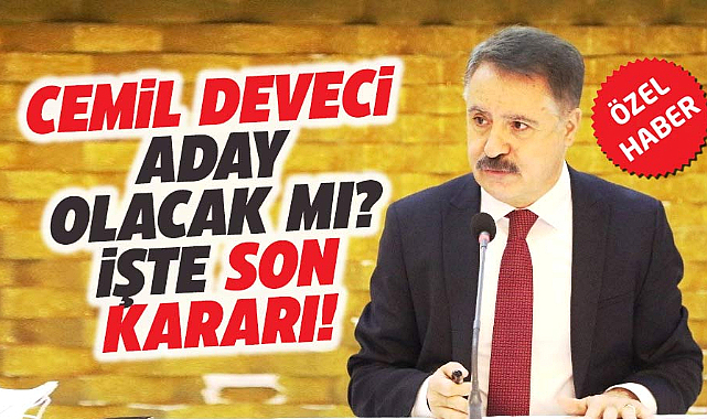 Samsun'da Cemil Deveci, Atakum'dan aday olacak mı? İşte son kararı