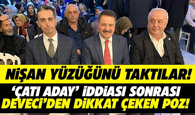 Samsun'da Cemil Deveci İYİ Parti ile nişan yüzüğü taktı