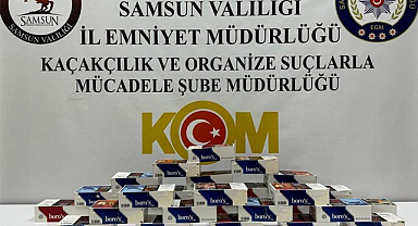 Samsun’da kaçak sigara baskını!