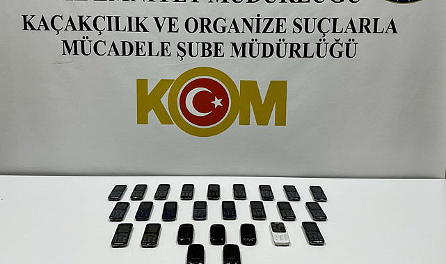 Samsun’da kaçak telefon baskını