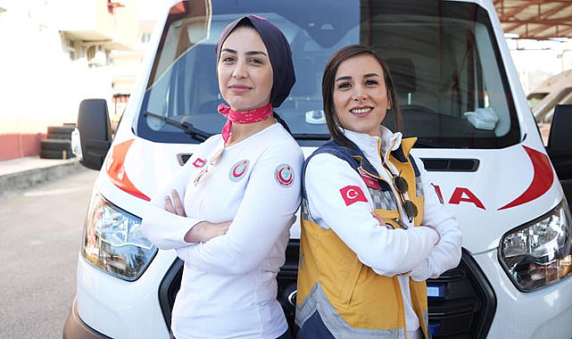 Samsun'da kadın ambulans şoförleri zamanla yarışıyor