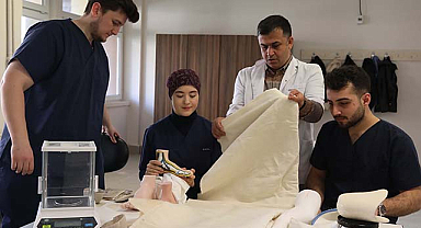 Samsun'da kenevirden protez üretildi