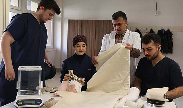 Samsun'da kenevirden protez üretildi