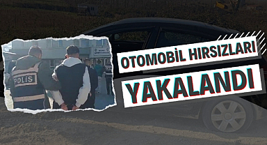 Samsun'da otomobil hırsızları yakalandı