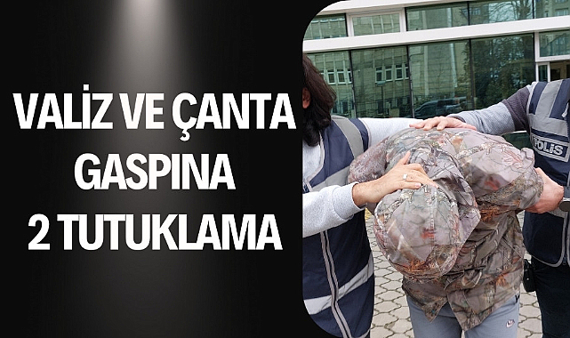 Samsun'da valiz ve çanta gaspına 2 tutuklama 