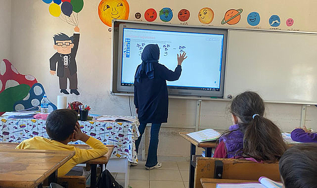 Samsun’daki okullarda etkileşimli tahtalar tamamlandı
