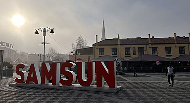 Samsun'u sis sardı