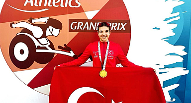 Samsun’un gururu Esra  Bayrak, altın madalya kazandı