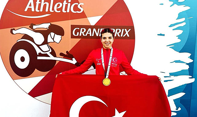 Samsun’un gururu Esra  Bayrak, altın madalya kazandı