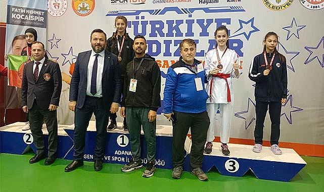 Samsunlu Zeynep Türkiye üçüncüsü oldu